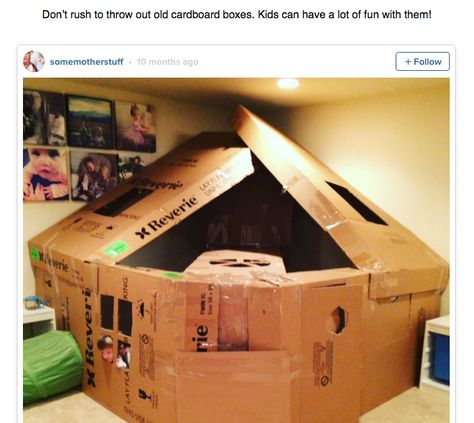 Box Forts, Cardboard Fort, Cardboard Box Fort, Cardboard Forts, Box Fort, Fort Ideas, Diy Fort, Kids Forts, Cardboard Box Crafts