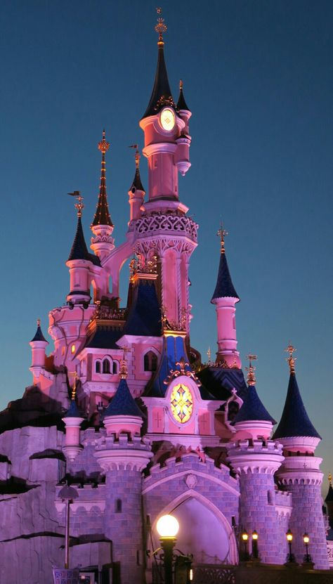 Disneyland Paris Disneyland At Night, Paris At Night, Disneyland Paris, At Night, Disneyland, Paris, Disney