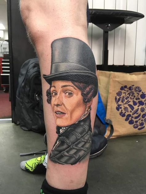 Gentleman Jack Jack Tattoo, Anne Lister, Suranne Jones, Gentleman Jack, Cool Tattoos, Portrait Tattoo, Gentleman, I Hope, Tattoos