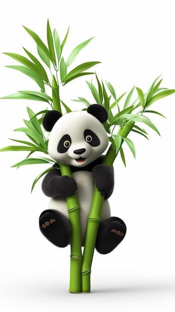 Panda Birthday Theme, Jungle Animal Crafts, Panda With Bamboo, Panda Background, Panda Png, Cute Panda Drawing, Panda Images, Panda Cartoon, Panda Drawing