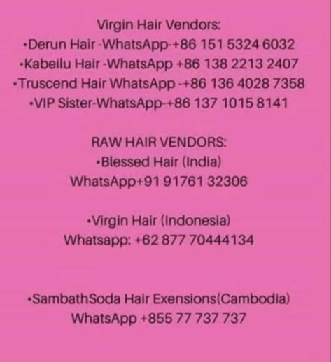 Wig Vendors List, Hair Extensions Business Name Ideas, Raw Hair Vendors, Wig Business Names Ideas, Hair Vendors Wholesale List, Hair Business Names, Hair Business Names Ideas, Wig Vendors, Business Vendors