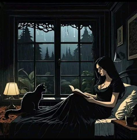 Witch With Black Cat, Witch With Cat, Witch And Black Cat, Season Of The Witch, Witch Art, Witch Aesthetic, Arte Fantasy, Ethereal Art, Cartoon Profile Pics