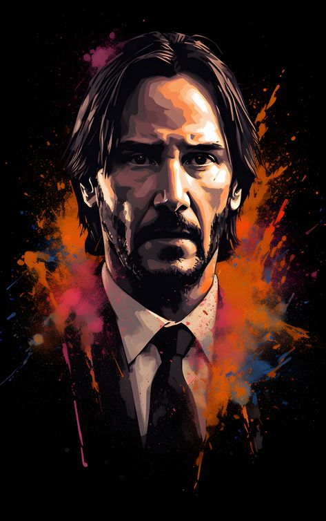 https://www.etsy.com/listing/1479691439/john-wick-unisex-heavy-cotton-tee?ref=listings_manager_grid John Wick Illustration, John Week, John Wick Art, John Wick Hd, Creative Frames, Iron Man Photos, Tom Cruise Movies, John Wick Movie, Keanu Reeves John Wick