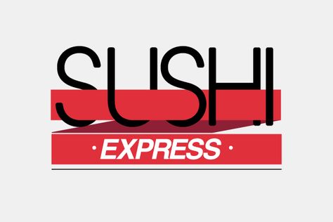 Sushi Express on Behance Logo design Andrea Aldana Sushi Express, Behance Logo, Design Label, Japanese Restaurant, The North Face Logo, Retail Logos, Logo Design, Tech Company Logos, Restaurant