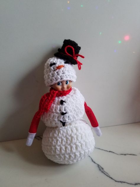 Crochet Elf On Shelf Clothes, Knit Elf On The Shelf Clothes, Crochet Clothes For Elf On The Shelf, Crochet For Elf On The Shelf, Crochet Elf Clothes, Crochet Elf On The Shelf Clothes, Crochet Elf On The Shelf Clothes Pattern Free, Elf On The Shelf Crochet Clothes, Elf On Shelf Clothes