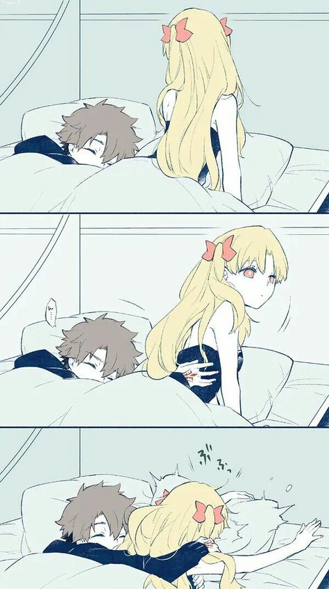 Cute Couple Comics, Fate Anime Series, Anime Meme, Cute Comics, Anime Couples Drawings, Cute Anime Couples, Anime Comics, 그림 그리기, Otaku Anime