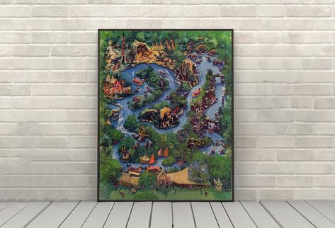 Jungle Cruise Map Poster Adventureland Poster Vintage Disney Attraction Poster Disney World Posters Disneyland Poster - Etsy Jungle Cruise Poster, Disney World Poster, Vintage Disney Poster, Jungle River, Disney Poster, World Poster, Jungle Cruise, Disneyland Photos, Disney Attractions