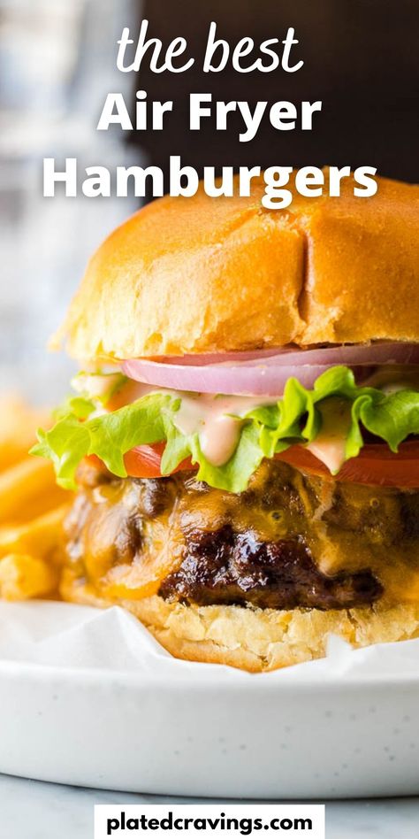 A hamburger on a plate