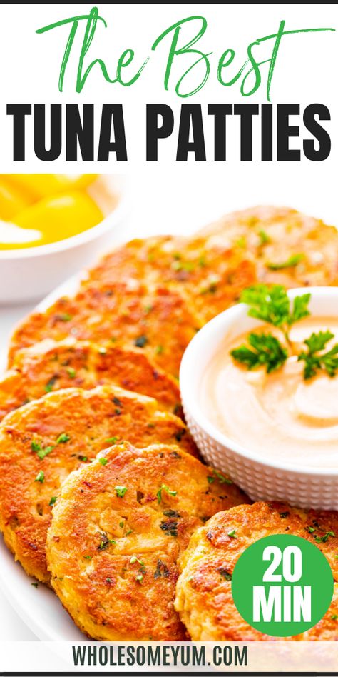 Tuna Patties Air Fry Tuna Patties, Tuna Salads For Dinner, Tuna Patties Recipes Air Fryer, Tuna Patty Recipe, Tuna Patty, Tuna Melts In The Oven, Tuna Melt, Tuna Croquettes Recipe, Tuna Patties Healthy