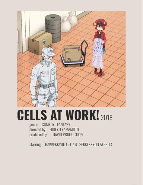 Cells At Work, Minimalist Posters, Anime Recommendations, Minimalist Poster, Anime Shows, Anime Demon, Anime, Quick Saves