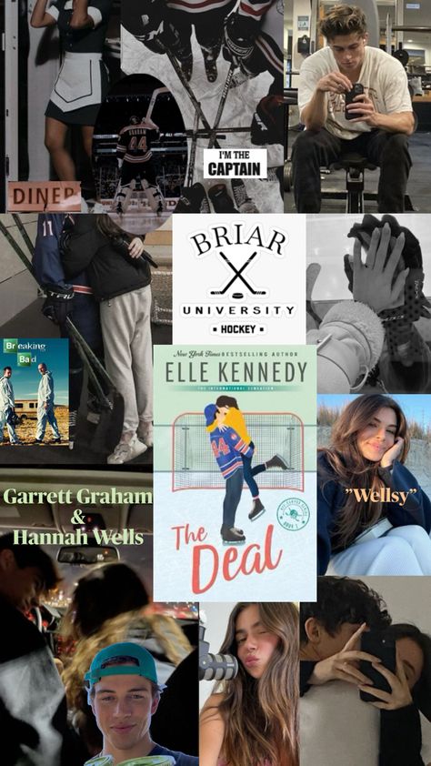 Garrett Graham Hannah Wells The Deal Aesthetic Elle Kennedy Garrett Graham And Hannah Wells, Garrett Graham, Hannah Wells, Good Romance Books, Baseball Boys, Sports Romance, Book People, Romantic Books, Books For Boys