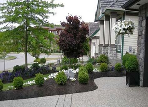 45 Modern Minimalist Front Yard Design Ideas - Matchness.com Yard Garden Design, Yard Transformation, Driveway Walkway, Drought Resistant Landscaping, Small Front Yard Landscaping, Driveway Entrance, Small Front Yard, Front Garden Design, Front Yard Design