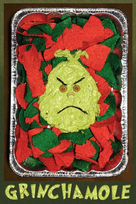 Guacamole Platter, Grinch Guacamole, Christmas Party Snacks, Grinch Christmas Party, Grinch Party, Christmas Recipes Appetizers, Grinch Christmas Decorations, Christmas Entertaining, Holiday Snacks