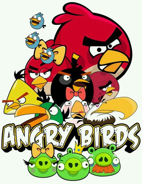 Angry Birds Stella Angry Birds, Angry Brids, Angry Birds Characters, Red Angry Bird, Angry Birds Stella, Angry Birds Party, Angry Birds Movie, Bird Party, Bird Clipart