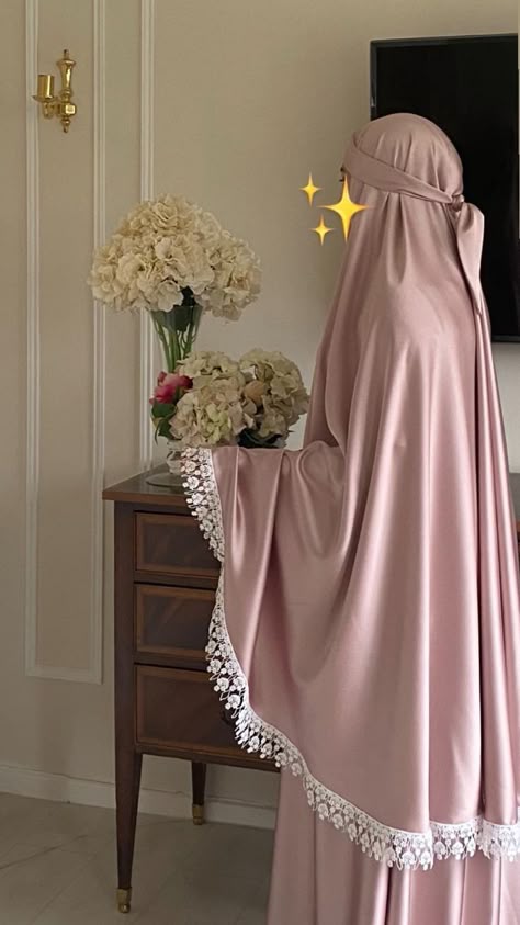 Khimar Niqab, Lace Hijab, Modest Aesthetic, Islamic Modest Fashion, Outfits Muslim, Muslim Quran, Muslimah Outfit, Stile Hijab, Dress Gamis