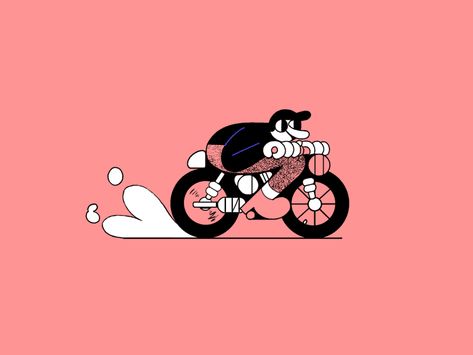 Great work from a designer in the Dribbble community; your best resource to discover and connect with designers worldwide. Motorcycle Animation, Bike Animation, Sports Animation, Notion Cover, Animation Drawing Sketches, Vector Animation, Bobber Custom, Motorcycle Illustration, Animation Gif