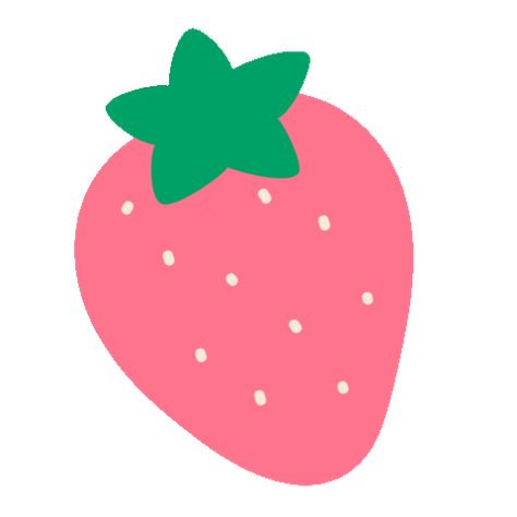 Strawberry Animation, Animated Strawberry, Strawberry Sticker, Strawberry Png, Crown Pictures, Love Heart Gif, Gif Animated, Disney Emoji, Strawberry Slice