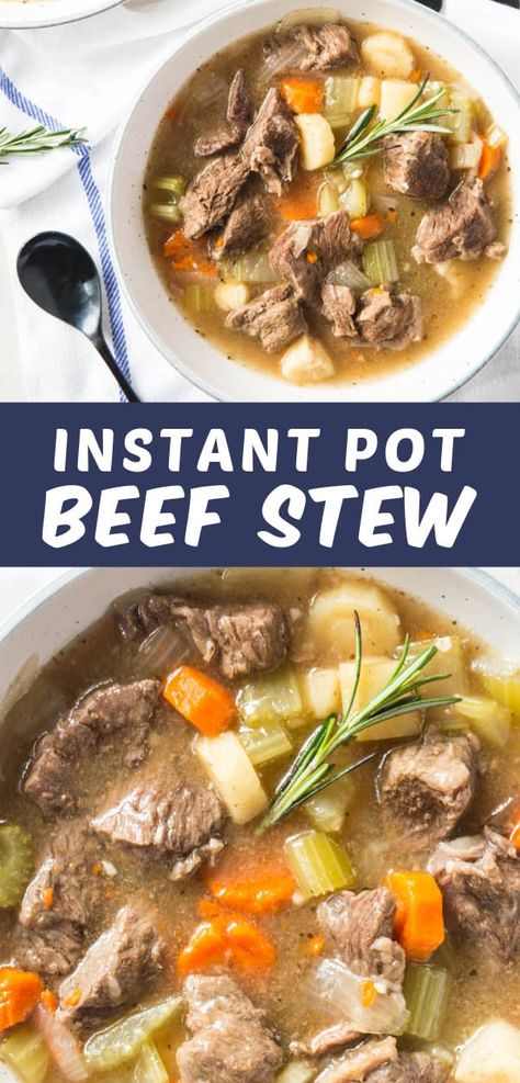 Best Beef Stew Recipe, Instant Pot Beef Stew Recipe, Instant Pot Beef Stew, Hearty Beef Stew, Pot Beef Stew, Potted Beef, Beef Stew Recipe, Instant Pot Dinner Recipes, Stew Recipe