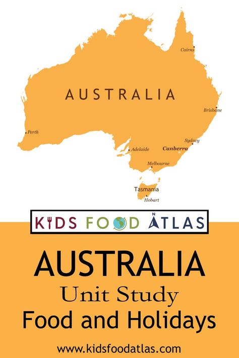 Australia For Kids, Australian Recipes, Tasmania Hobart, Cairns Australia, Studying Food, Homeschool Geography, Geography Lessons, Australian Food, Unit Study