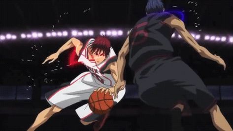 Kagami Vs Aomine, Aomine Kuroko, River Flow In You, Basketball Anime, Kagami Taiga, Generation Of Miracles, Kuroko's Basketball, A Basketball, No Basket