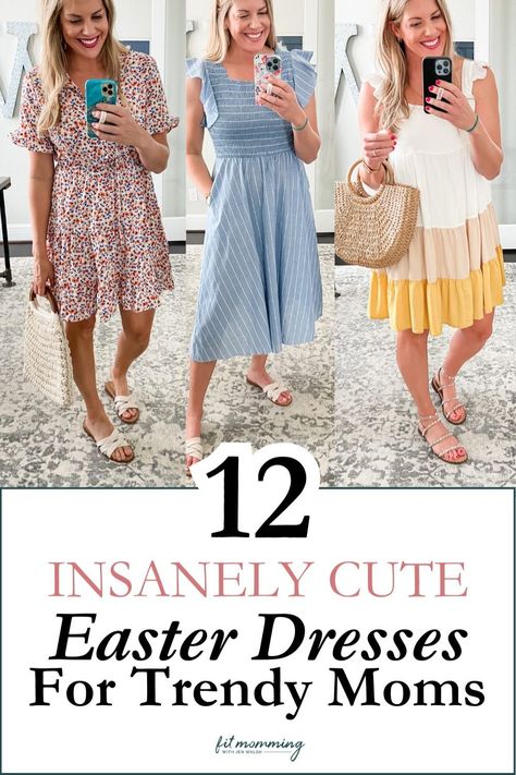 Looking for the perfect Women's Fashion inspiration this Easter? Check out these trendy Easter Dress ideas that are perfect for the Holiday. From floral prints to pastel shades, these dress styles will have you looking chic and stylish for your Easter celebrations. Get ready to make a statement this season with the perfect dress for the occasion. Flowy Silhouettes, Dresses From Amazon, Easter Dresses For Women, Trendy Easter, Easter Dresses, Easter Fashion, Best Summer Dresses, Amazon Dresses, Womens Fashion Inspiration