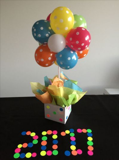 Colorful Party Centerpieces, Cocomelon Table Centerpiece, Balloon Table Centerpieces, Kids Party Tables, Deco Ballon, Polka Dot Birthday, Baby Shower Deco, Mini Balloons, Balloon Centerpieces