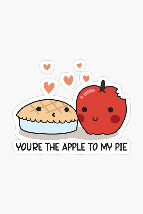 you are the apple to my pie, pun, puns, cooking baking, pie, apple pie, pastry, dessert, cooking, baker, bake, baking, bakery, foodie, breakfast, i love to bake, apple pie lover, cream, creamy, sweet, sweets, eat, eating, funny, cute, meme, joke, vine, trending, trendy, humor, adorable, popular, christmas, girly, love, girl, summer, cool, quote, saying, holidays, thanksgiving, gift idea, present, presents Pie Puns Funny, Apple Pie Art, Apple Pie Designs, Pie Puns, Pie Drawing, Apple Quotes, Apple Illustration, Pies Art, Queens Wallpaper