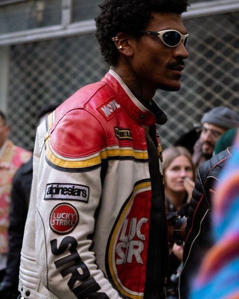 Paris Fashion Week Men's FW24: the best street styles Paris Fashion Week Men, Racing Jackets, Concept Clothing, Paris Fashion Week Street Style, Street Trends, African Men Fashion, African Men, Cool Street Fashion, Street Styles