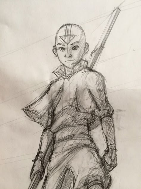 bryankonietzko: “Came across the sketches for the cover of the Dark Horse “Art of Avatar” book. Completely forgot Momo was originally going to be included. Not my favorite piece, but as usual I like... Bryan Konietzko Art, Aang Fanart, Avatar Book, Atla Fanart, Tekken 2, Avatar Legend Of Aang, Avatar Art, Avatar Series, The Last Airbender Art