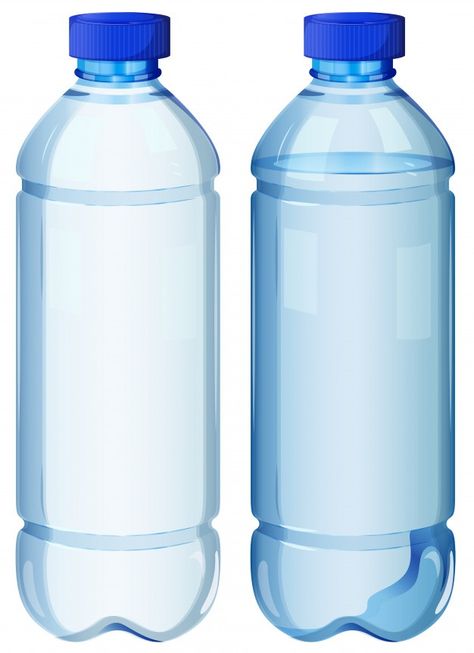 Transparent bottle of water | Free Vector #Freepik #freevector #background #water #art #graphic Water Bottle Labels Free, Transparent Bottle, Bottle Of Water, Water Illustration, English Lessons For Kids, Planner Clips, Art Drawings For Kids, Math For Kids, Pet Bottle