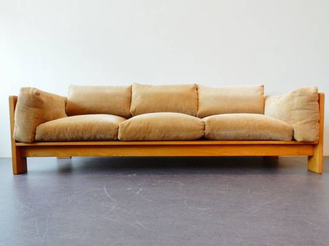 Corduroy Sofa Living Room, Mcm Sofa, Corduroy Couch, Midcentury Sofa, Mid Century Couch, Mid Century Modern Couch, Corduroy Upholstery, Vintage Couch, Tobia Scarpa