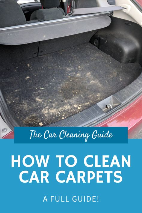 Seats and upholstery in your car become dirty very quickly. This guide will show you have to clean car carpets and upholstery to make them looking brand new! Clean Car Seats Stains, How To Clean Car, Diy Car Cleaning, Car Upholstery Cleaner, Cleaning Car Upholstery, Clean Car Seats, Car Carpet Cleaner, Car Life Hacks, Clean Car Carpet