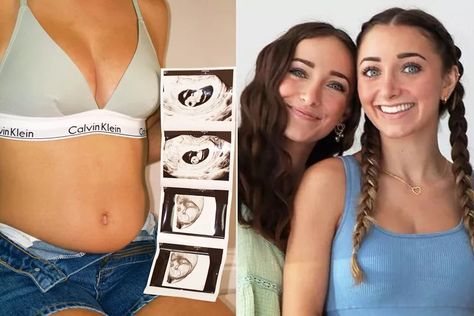 YouTubers Brooklyn and Bailey McKnight Reveal One Twin Is Pregnant Brooklyn Mcknight, Bailey Mcknight, John Luke, Brooklyn And Bailey, Pregnant Celebrities, Tv Sport, Sports Awards, Celebrity Families, Makeup Salon