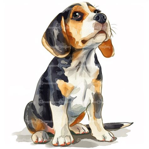 Cartoon Beagle Dog Breed Watercolor Art Printable High Quality JPG Papercraft Junk Journal Scrapbooking Digital Download On Etsy: dreamweavecraftery.etsy.com #cute #cartoon #watercolor #clipart #art #papercraft #designing #craft #junkjournal #printable #download #scrapbooking #collage #dog #animal #beagle #pup #puppy Cartoon Beagle, Art Papercraft, Scrapbooking Collage, Beagle Dog, Dog Breed, Watercolor Clipart, Art Printable, Junk Journal, Dog Breeds