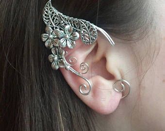 Earrings Cuff, Elf Ear, Elf Fairy, Elf Ear Cuff, Fairy Ears, Fairy Earrings, Elven Jewelry, Cosplay Jewelry, Fantasy Decor