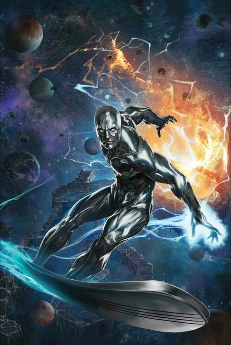 SILVER SURFER • DEVIANTART Silver Surfer Wallpaper, Silver Surfer Comic, Miss Hulk, Surfer Art, Marvel Artwork, Marvel Comics Wallpaper, Marvel Comic Universe, Marvel Comic Character, Marvel Comic Books