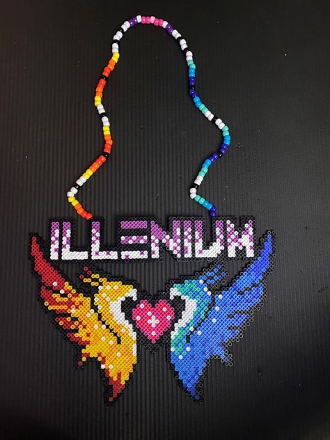 Illenium Perler, Rave Candy, Kandi Cuff Patterns, Easy Perler Bead Patterns, Pixel Beads, Pearl Beads Pattern, Easy Perler Beads Ideas, Perler Bead Templates, Diy Perler Bead Crafts