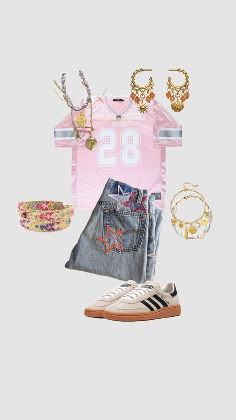 Jersey Pink, Casual Preppy Outfits, Outfit Inspo Casual, Accessories Bag, Trendy Outfits For Teens, Life Funny, Going Viral, Cute Preppy Outfits, Adidas White