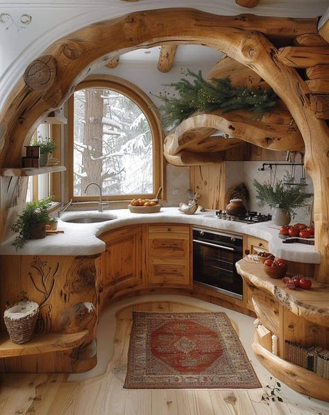 Hobbiton Aesthetic, Hobbit Kitchen, Casa Hobbit, Diy Mud Kitchen, River Road, Cob House, Kitchen Remodel Before And After, Hobbit House, Dream House Rooms