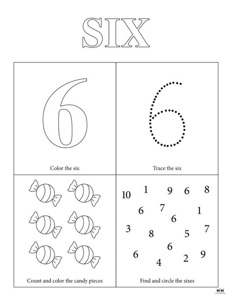 Choose from fifteen unique Number 6 tracing worksheets to help your young learner master this number. Print from home. 100% FREE! Number 6 Preschool Activities, Number 6 Worksheets For Preschool, Number 6 Activities For Preschool, Number 6 Worksheet, 75 Number, Find And Color, Preschool Number Worksheets, Math Magic, Letter Tracing Worksheets