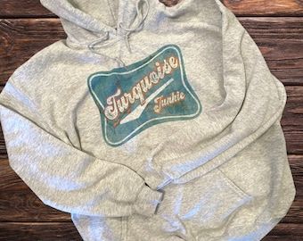 WESTERN SMALL BUSINESS WOMENS APPAREL/CLOTHING TURQUOISE JUNKIE HOODIE Punchy Hoodies, Cute Western Hoodies, Country Hoodies Womens, Western Hoodies For Women, Cute Country Clothes, Hoodies Western, Western Punchy Outfits, Country Casual Outfits, Country Hoodies