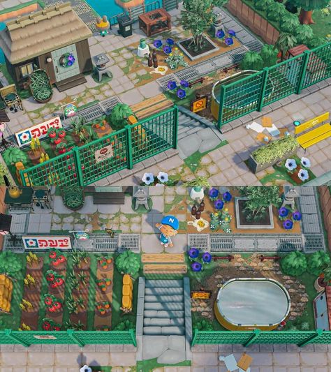 Oar Fish, Animal Crossing City, City Core, Urban Island, Japanese Town, Abandoned City, Brick Path, Animals Crossing, Ac New Leaf