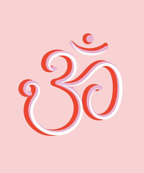 Why "Om" Is More Than Something You Say At The End Of Yoga Class #refinery29 Om Meaning, Om Pictures, Fashion Logo Inspiration, Om Symbol Art, Yoga Symbols, Vision Board Images, Om Yoga, Yoga Inspo, Yoga Logo