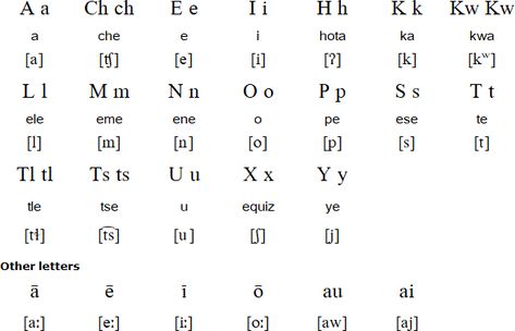 Aztec Language, Nahuatl Language, Mexican History, Project School, Aztec Symbols, Aztec Empire, Declaration Of Human Rights, Aztec Culture, Long Vowels