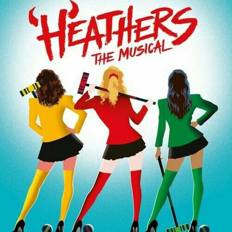 Heathers Album Cover, Musical Theatre Album Covers, Heathers The Musical Drawings, Heathers Playbill, Heathers The Musical Wallpaper, Heathers Musical, Heathers Movie, Heathers The Musical, Broadway Theatre