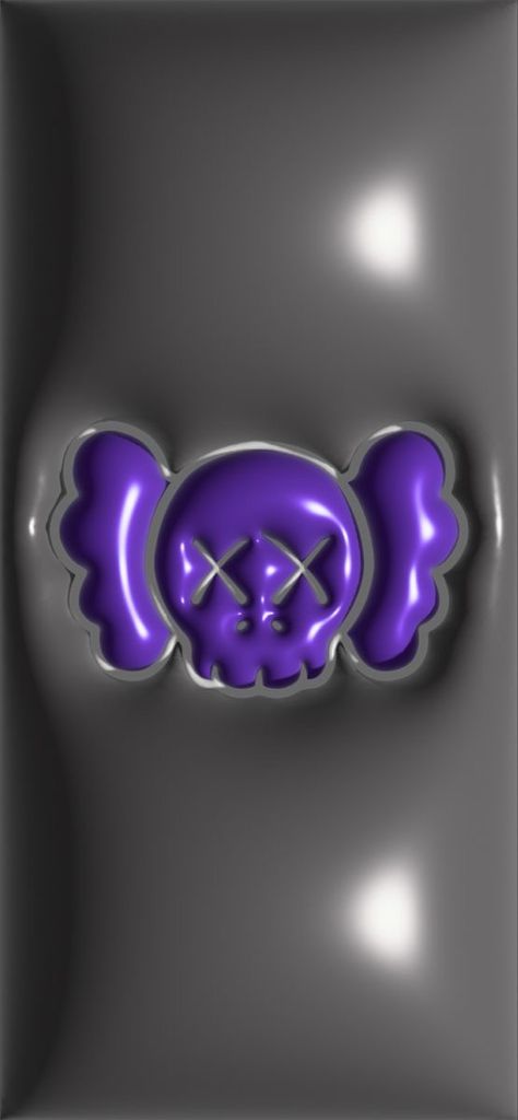 Purple Kaws Wallpaper, 3d Wallpaper Purple, Purple Kaws, Kaws 3d Wallpaper, Kaws Wallpapers, Stussy Wallpaper, 3d Aesthetic, Kaws Iphone Wallpaper, 3d Wallpaper Cute