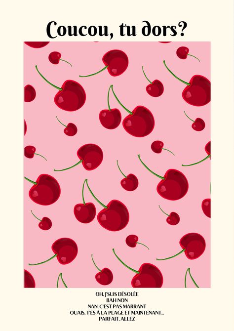 Cherry Vintage Poster, Cherry Wallpaper Harry Styles, Harry Styles Art Print, Harry Styles Cherry Wallpaper, Cherry Harry Styles Aesthetic, Cherry Art Aesthetic, Room Posters Ideas, Poster Wall Ideas, Cherry Harry Styles