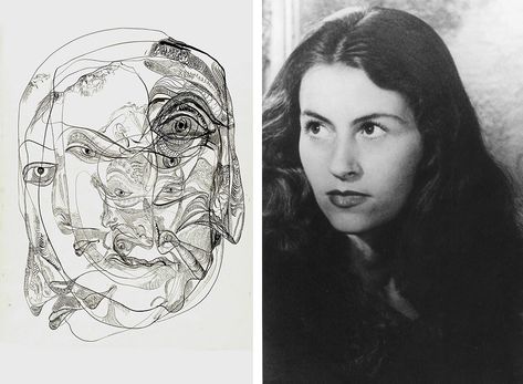 Unica Zurn, Hans Bellmer, Automatic Drawing, Feminism Art, Magic Women, Generative Design, Drawing Exercises, Top Girls, Art Brut