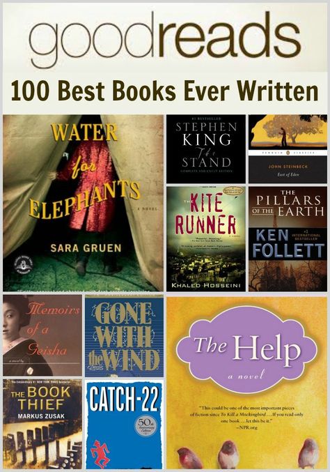 Good Reads 100 Best Books Ever Written 100 Books Everyone Should Read, Good Mystery Books To Read, Historical Books To Read, Must Read Books Of All Time, Classic Books To Read List, Best Books Ever, Reading Den, Best Non Fiction Books, 100 Best Books