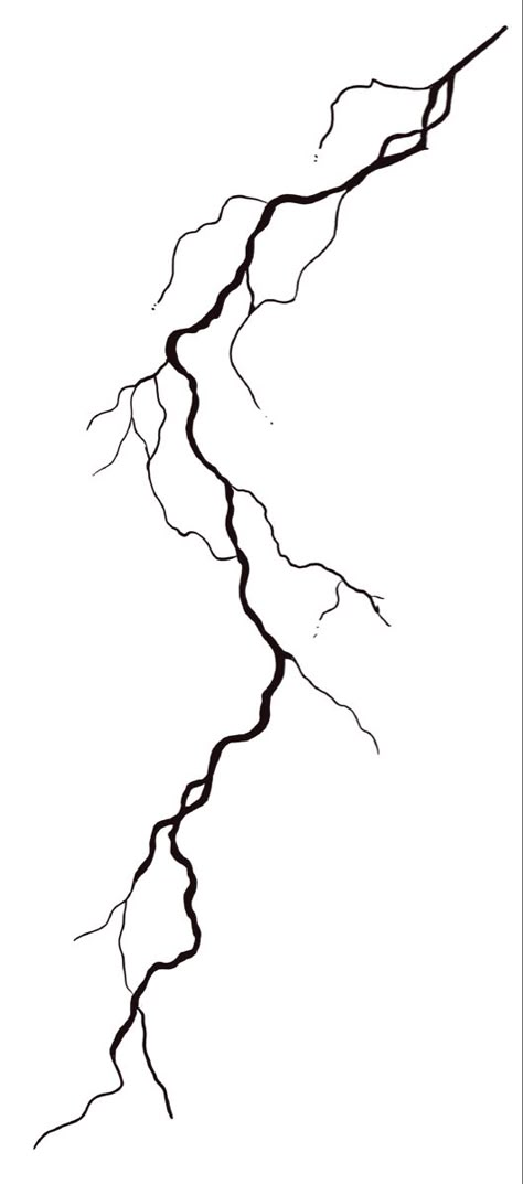 Lightning Stencil Tattoo, Leg Tattoo Designs Drawing, Lightening Tattoo Design, Lightening Tattoo Stencil, Flame Pattern Aesthetic, Lightning Bolt Spine Tattoo, Simple Y2k Tattoo, Vein Tattoo Ideas, Easy Spine Tattoo